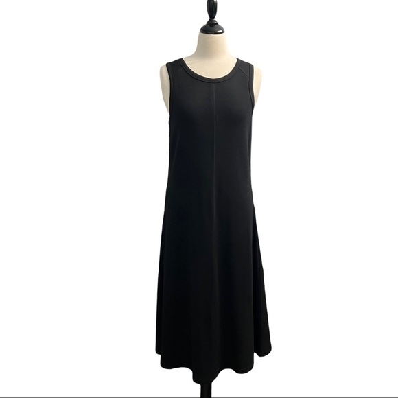 THYME & HONEY (NWT) A-LINE DRESS SIZE MEDIUM IN BLACK - Picture 1 of 8